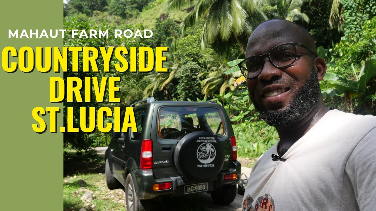 Drive up Mahaut Road St. Lucia