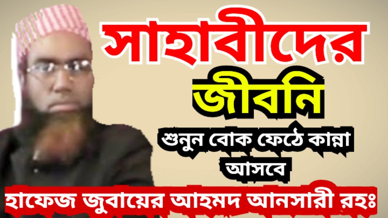 সাহাবাদের মর্যাদা ৷ কলিজা শীতল করা বয়ান ৷ Maulana Jubayer Ahmed Ansari  হাফিজ জুবায়ের আহমদ আনসারী