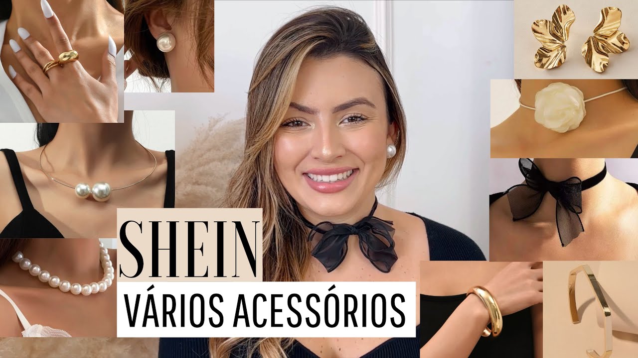 ACESSÓRIOS DA SHEIN - Colares, brincos, pulseiras e anéis