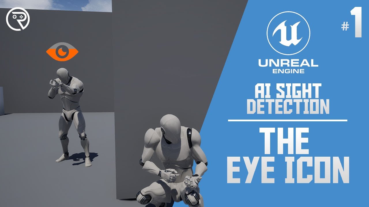 Unreal Engine 4 Tutorial - AI Sight Detection Part 1: The Eye Icon