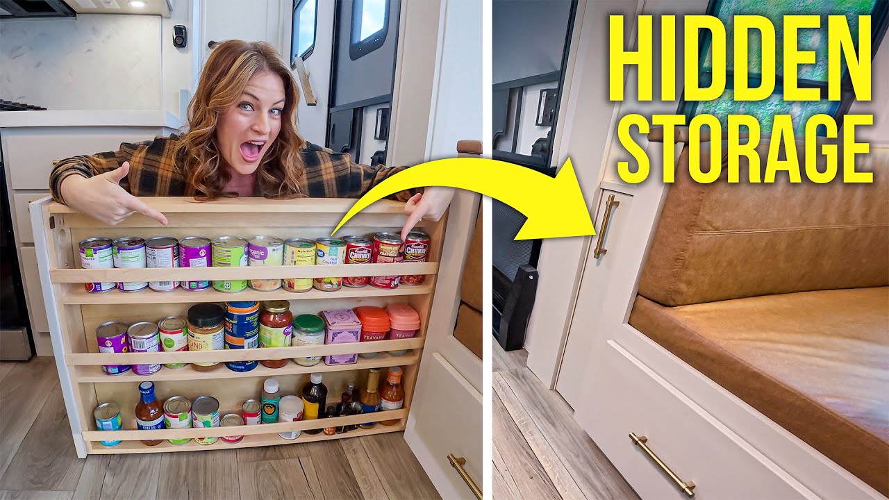 How We Fit EVERYTHING Into Our RV (Moving Day Setup Tour)