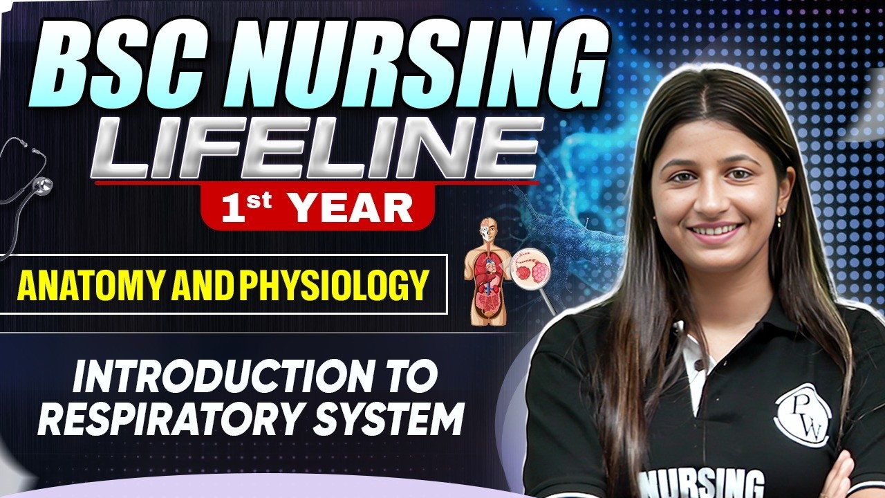 Introduction to Respiratory System BSc Nursing 1st Year | Lifeline Batch | #bscnursing1styear