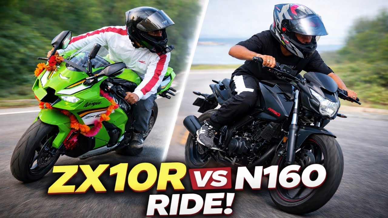 zx10r or n160 chhoti Si RIDE Rambagh ka Mela