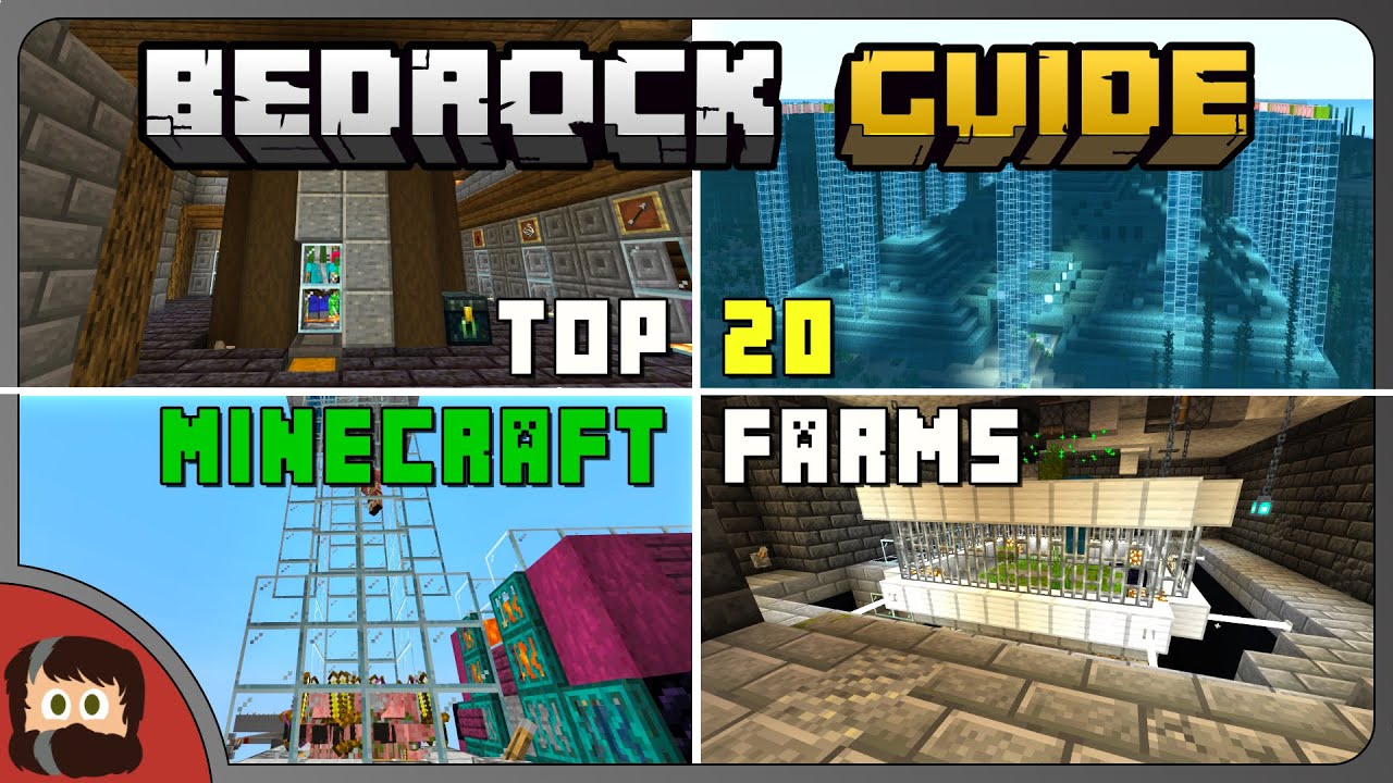 TOP 20 Farms In Minecraft | Bedrock Guide S1 EP83 | Tutorial Survival Lets Play Minecraft