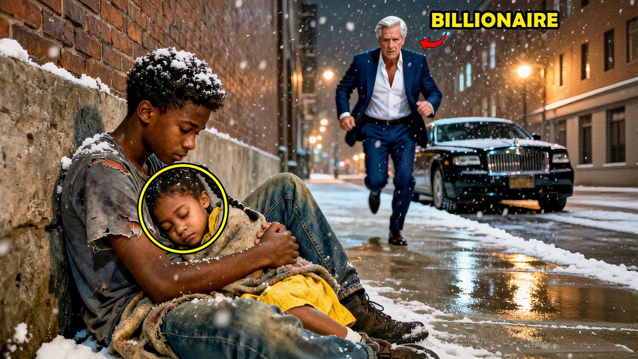 Billionaire Finds Two Children Freezing in a Blizzard — What He Does Next Changes Their Lives