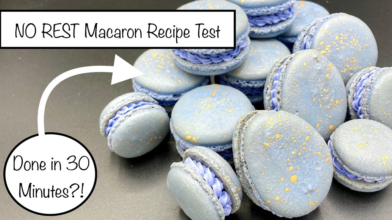 How to Make Egg Shaped Macarons in Under 30 Minutes?! | No Rest French Method Macaron Recipe Test