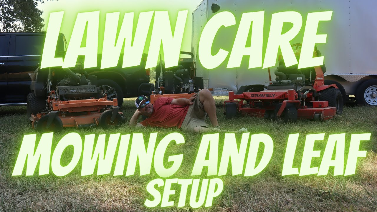 2023 Lawn Care and Leaf Setup | Scag V-ride, Billy Goat, LESCO, STIHL