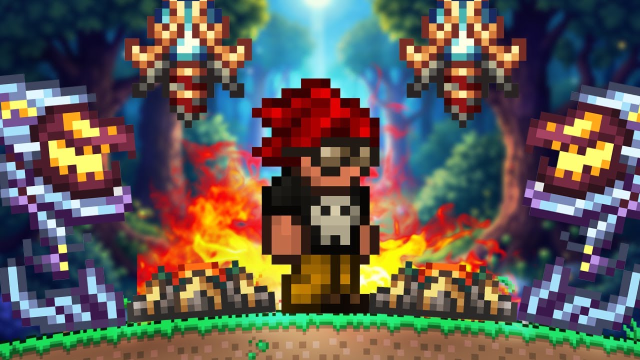 ☠️ Me paso TERRARIA con TORRETAS INFINITAS 🛡️