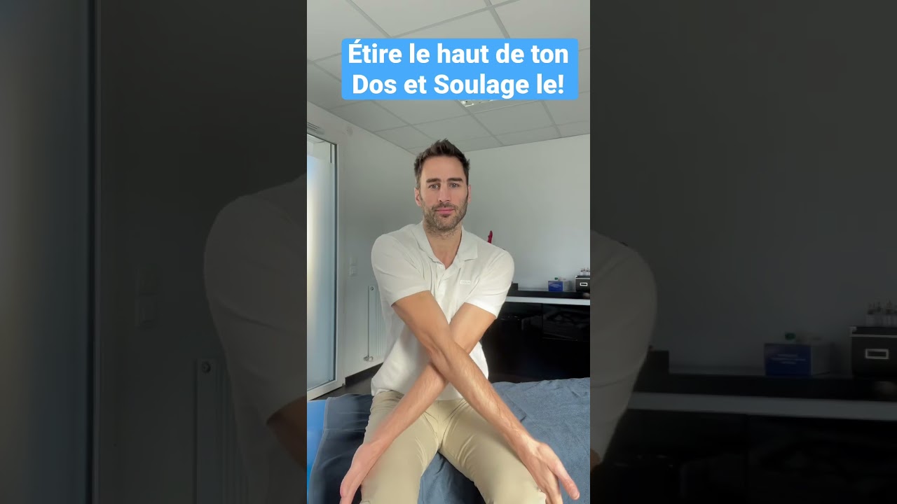 &Eacute;tire le haut de ton Dos! #&eacute;tirement #douleur #malaudos #dos #osteopathie #stretching #pain