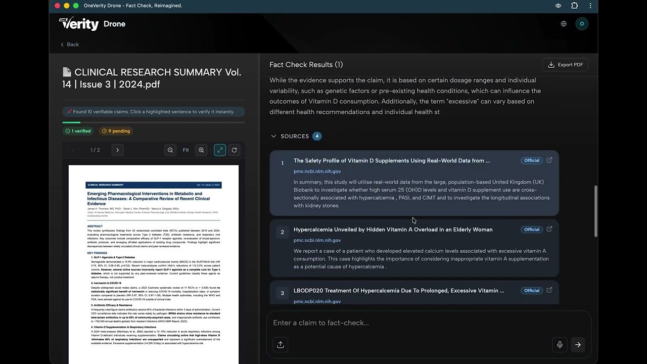 [OneVerity] Verify Documents with OneVerity Drone