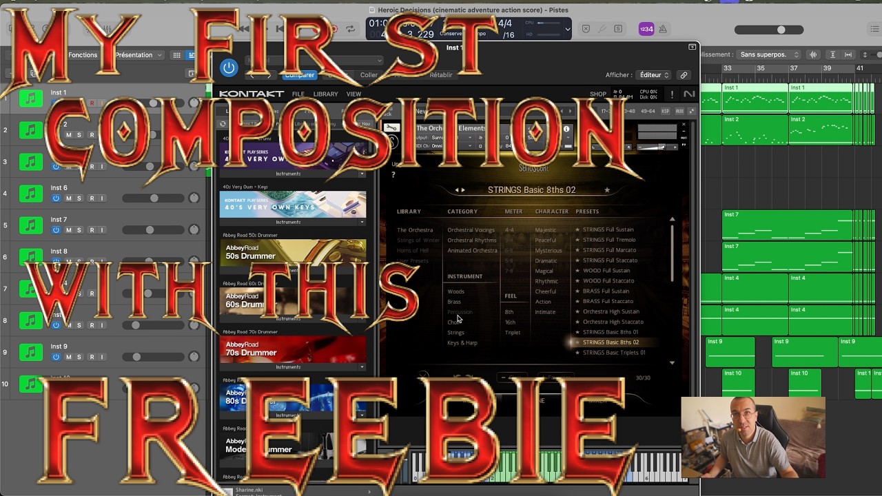 First Composition with The Orchestra Elements from #Sonuscore @SONUSCORE  Free Sample Library Sounds
