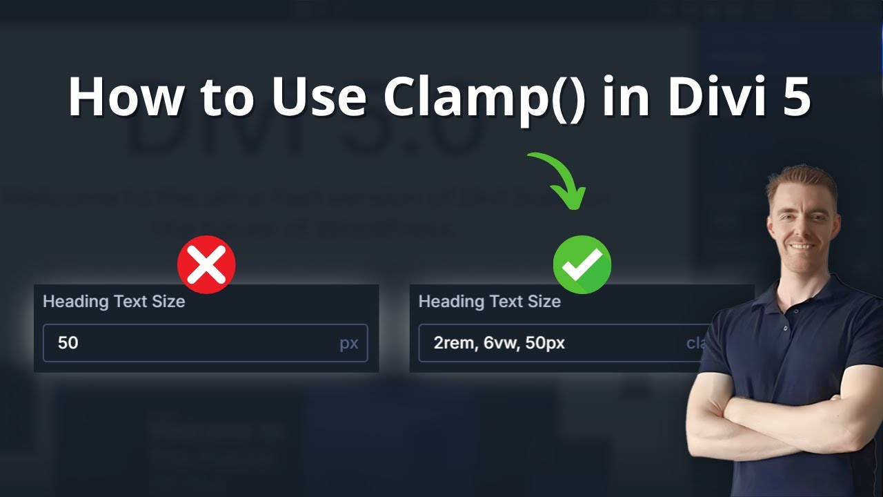 How to Use clamp() in Divi 5 for Perfect Responsive Font Sizes