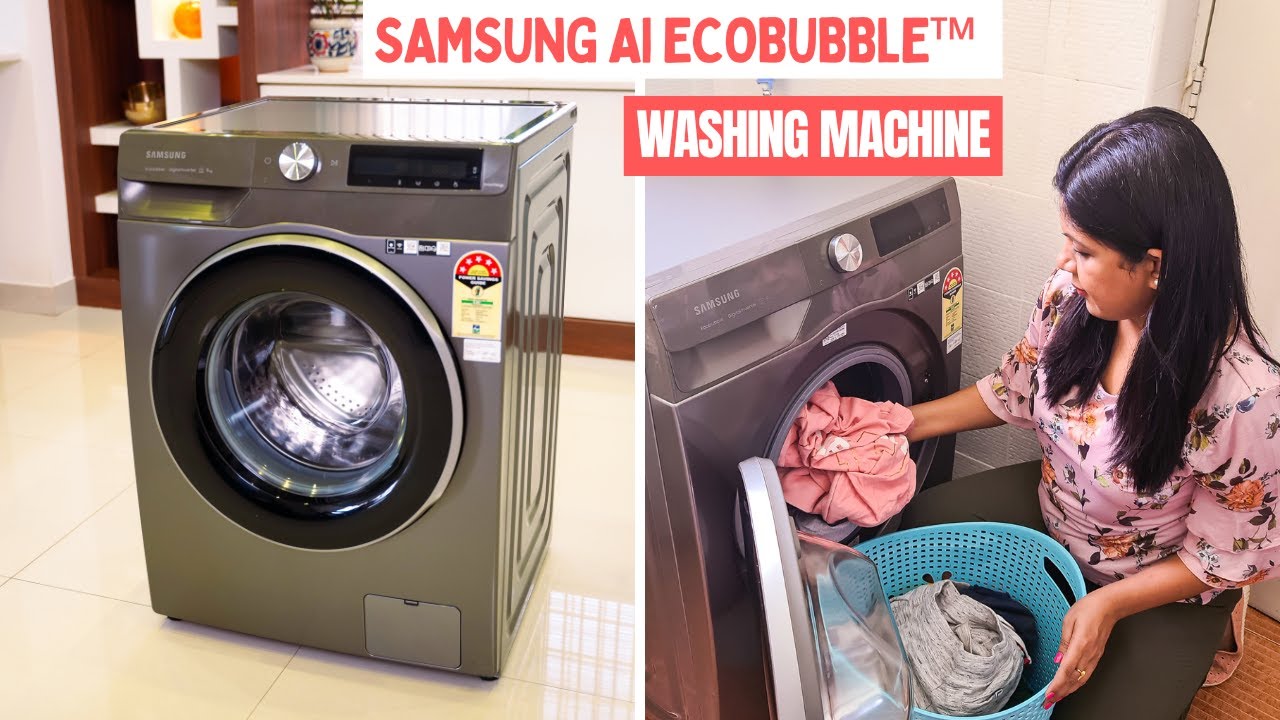 Samsung AI Ecobubble&trade; Washing Machine | Best and Intelligent Front Load Washing Machine