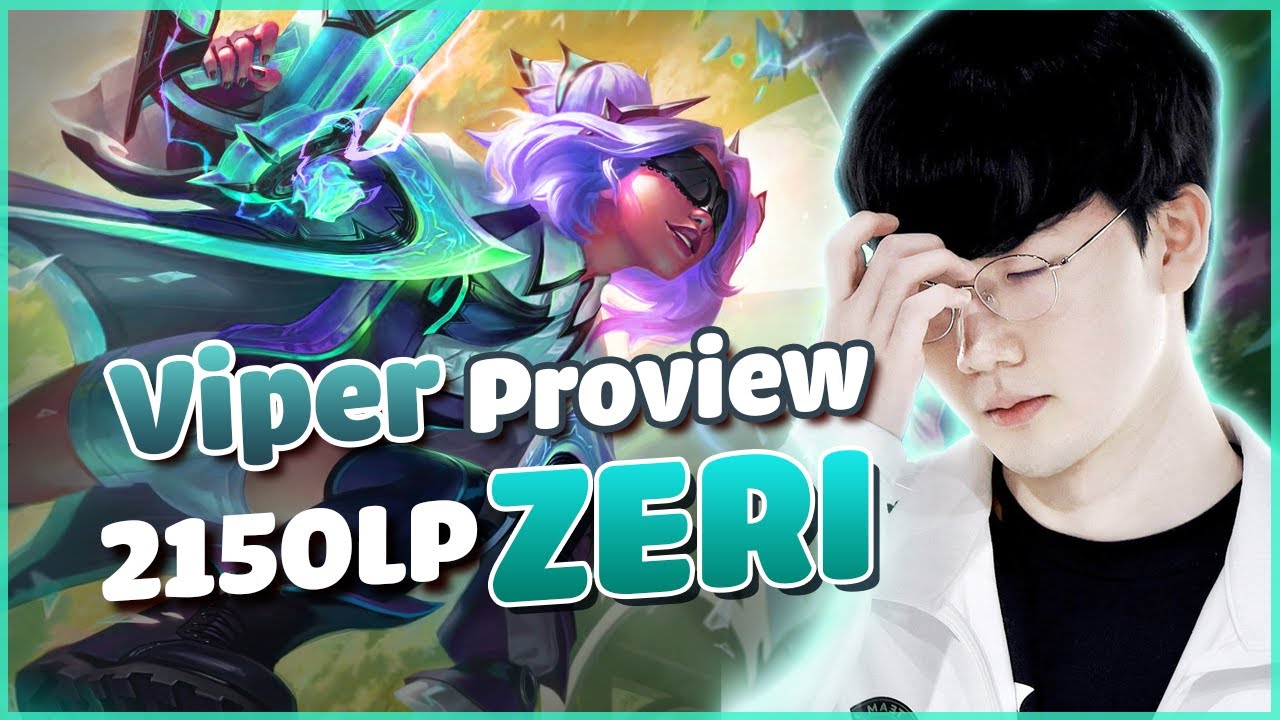 Viper Stream | How Top1 Korea Challenger Play Zeri