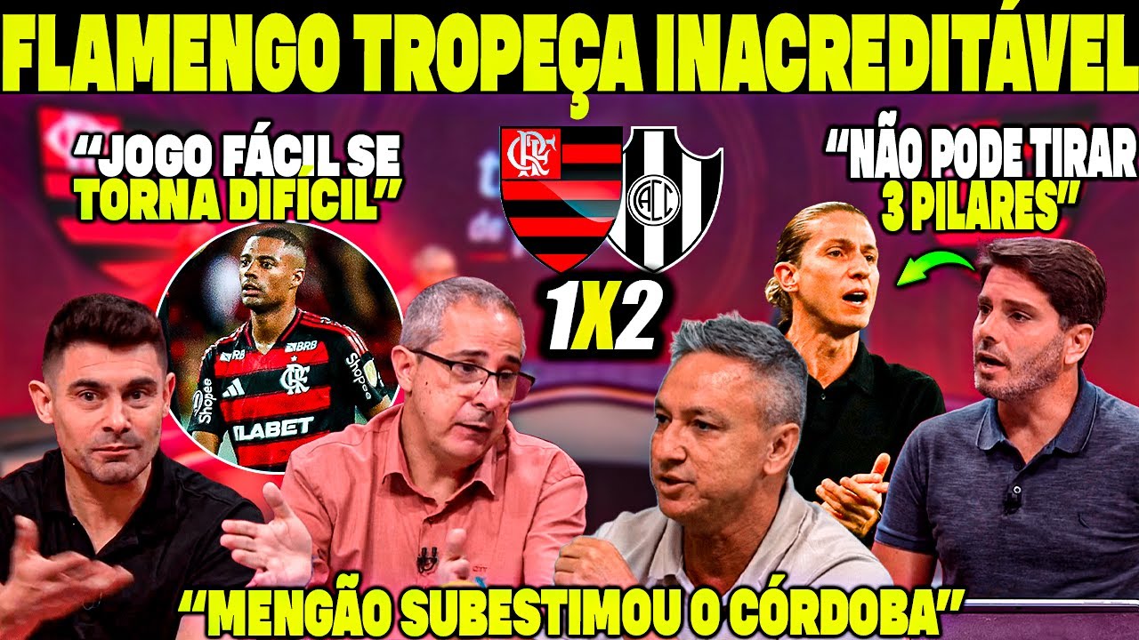 FLA TROPEÇA NO MARACANÃ! FLAMENGO 1X2 CENTRAL DE CÓRDOBA LIBERTADORES! JOGO FÁCIL SE TORNOU DIFÍCIL