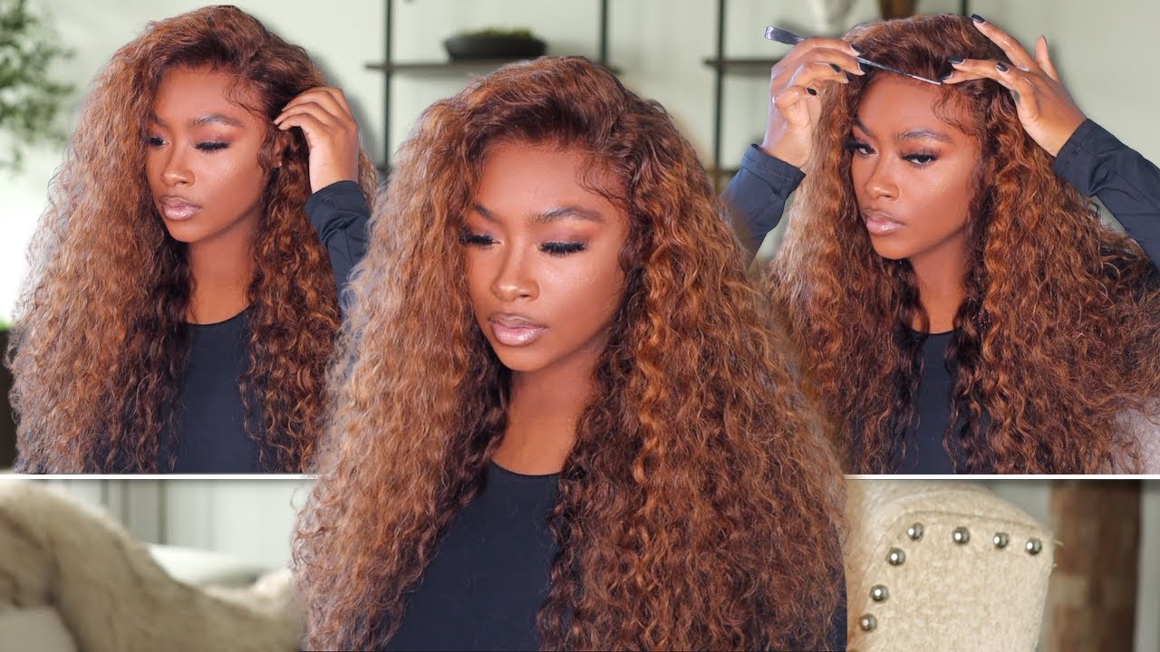 THIS IS SO PRETTY🔥|Hurela Pre-Highlighted 150% Density Water Wave 10 MINUTE Install For Brown Skin