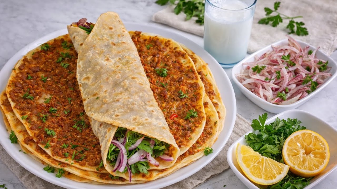 The Best Homemade Lahmacun Recipe | Delicious & Easy | 