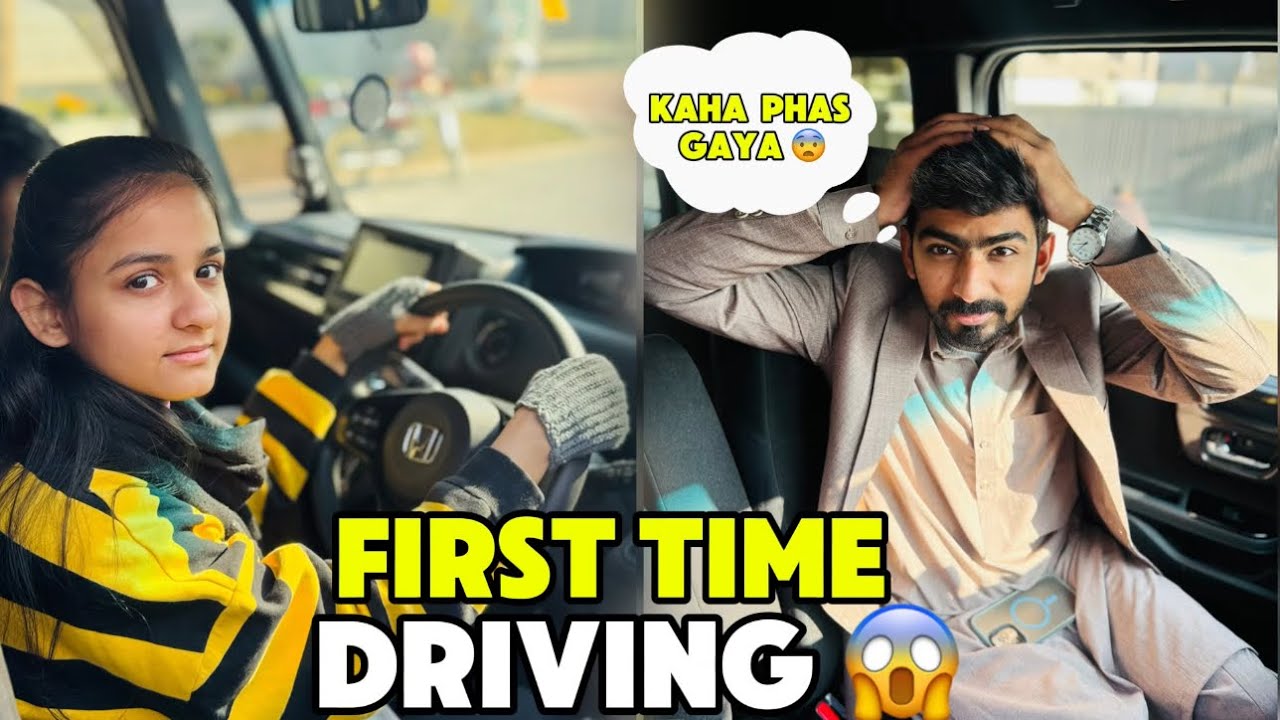 First Time Driving Experiences😍ll Zoraiz Bhai Full Tension Ma😱