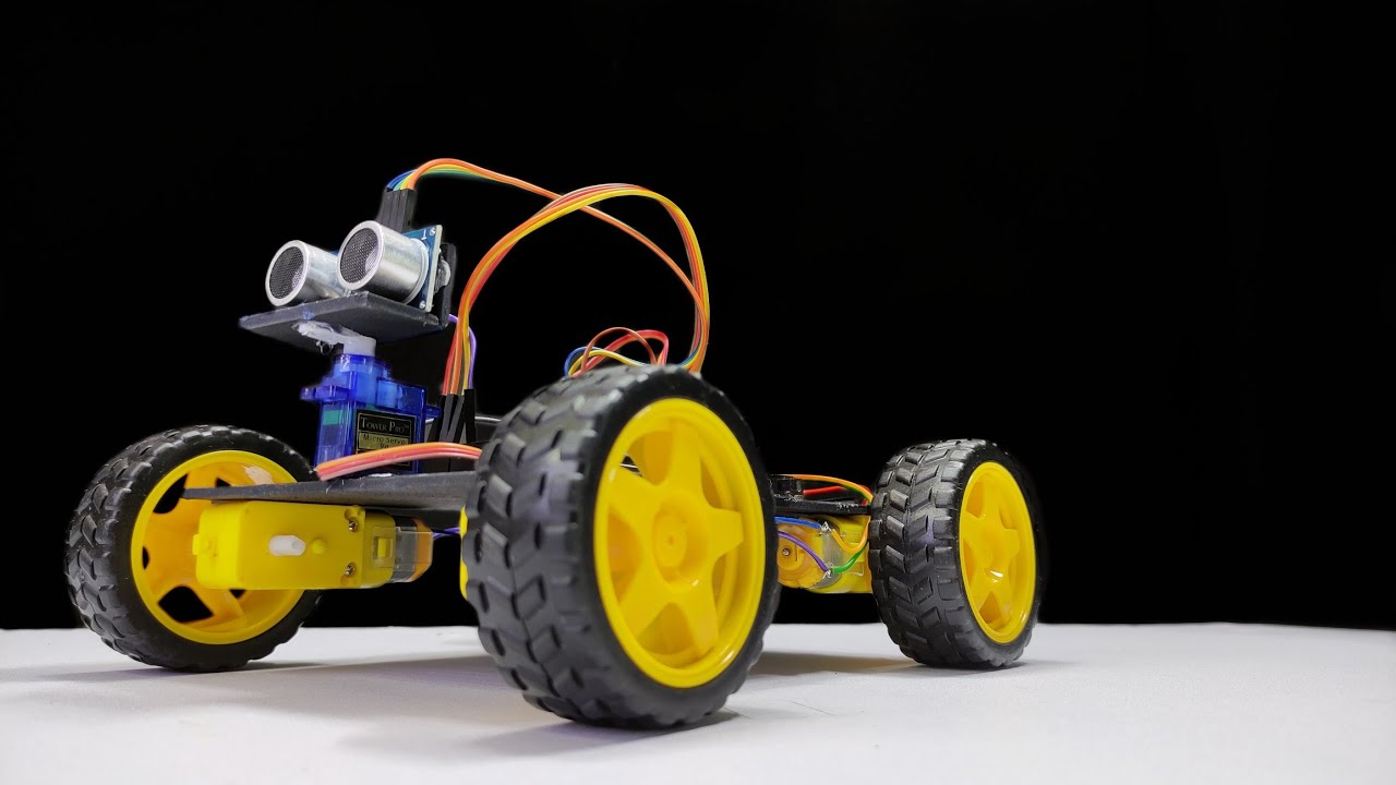 How to make an Obstacle Avoiding Robot using Arduino and l298n