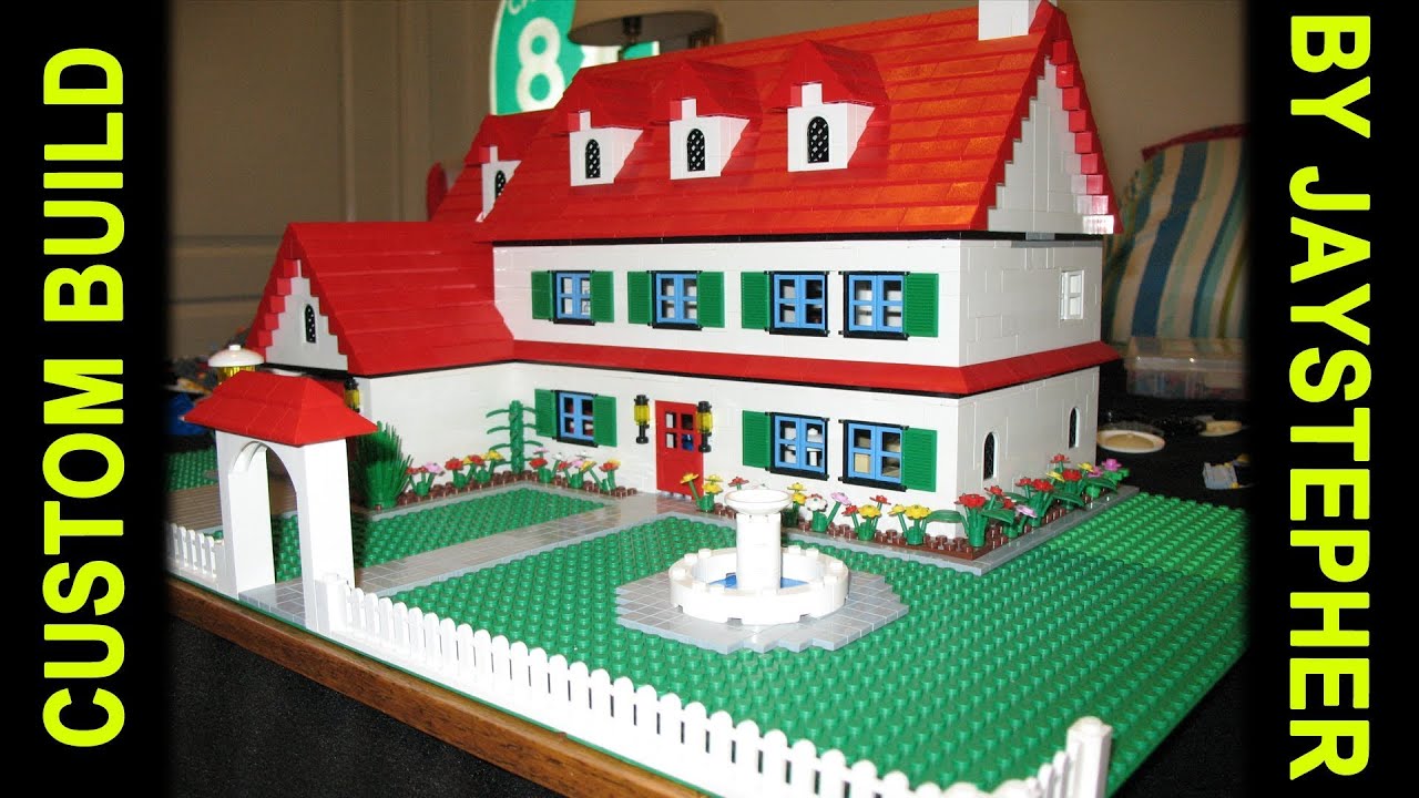 Three Bedroom Two Bath LEGO House Home CUSTOM MOC