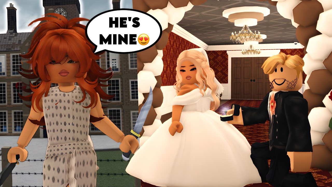 CRAZY EX WIFE RUINED HER WEDDING | Bloxburg