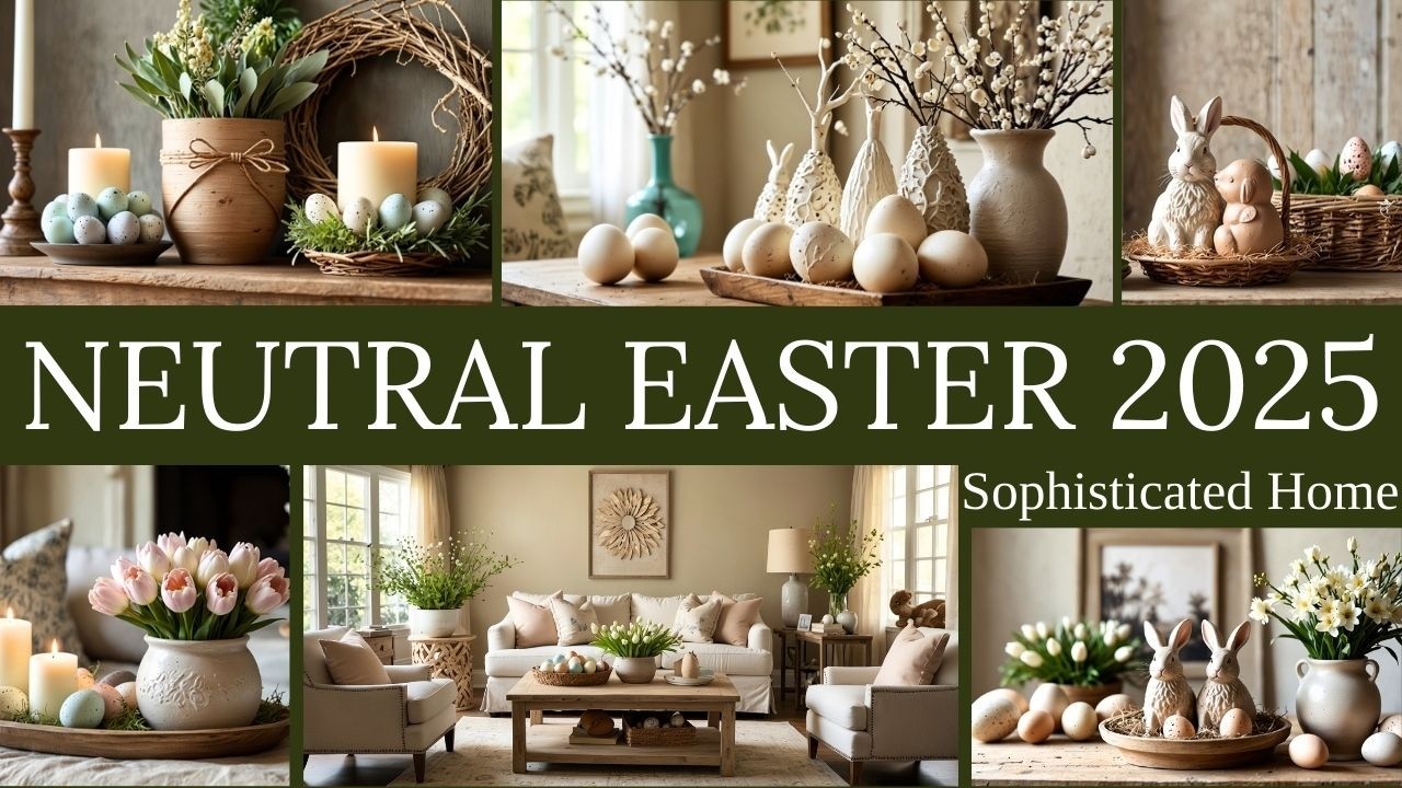 Elegant Neutral Easter Decor Ideas | Subtle & Chic Spring Styling for a Sophisticated Home