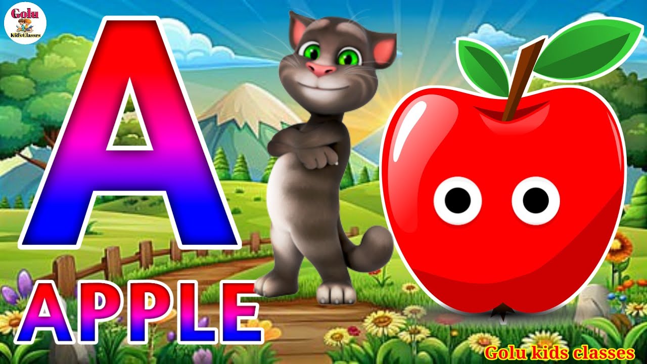 Phonics Song 2 with TWO Words in 3D - A For Airplane - ABC Alphabet Songs with Sounds for Children