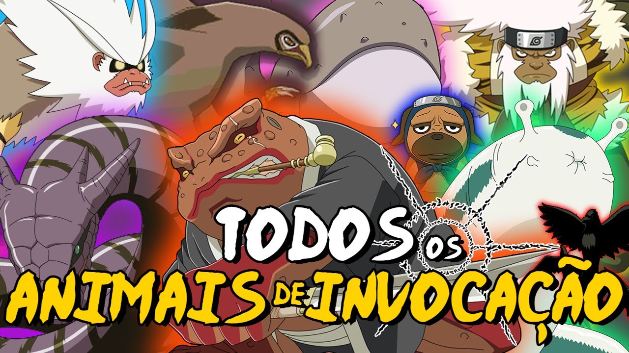 TODOS OS ANIMAIS DE INVOCAÇÃO EM NARUTO!