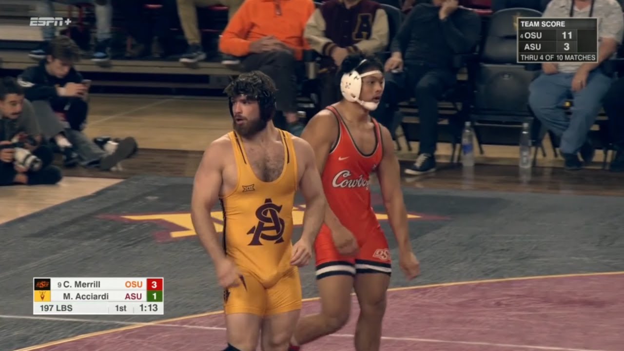 197lbs Cody Merrill (Oklahoma State) vs Maxi Acciardi (Arizona State)