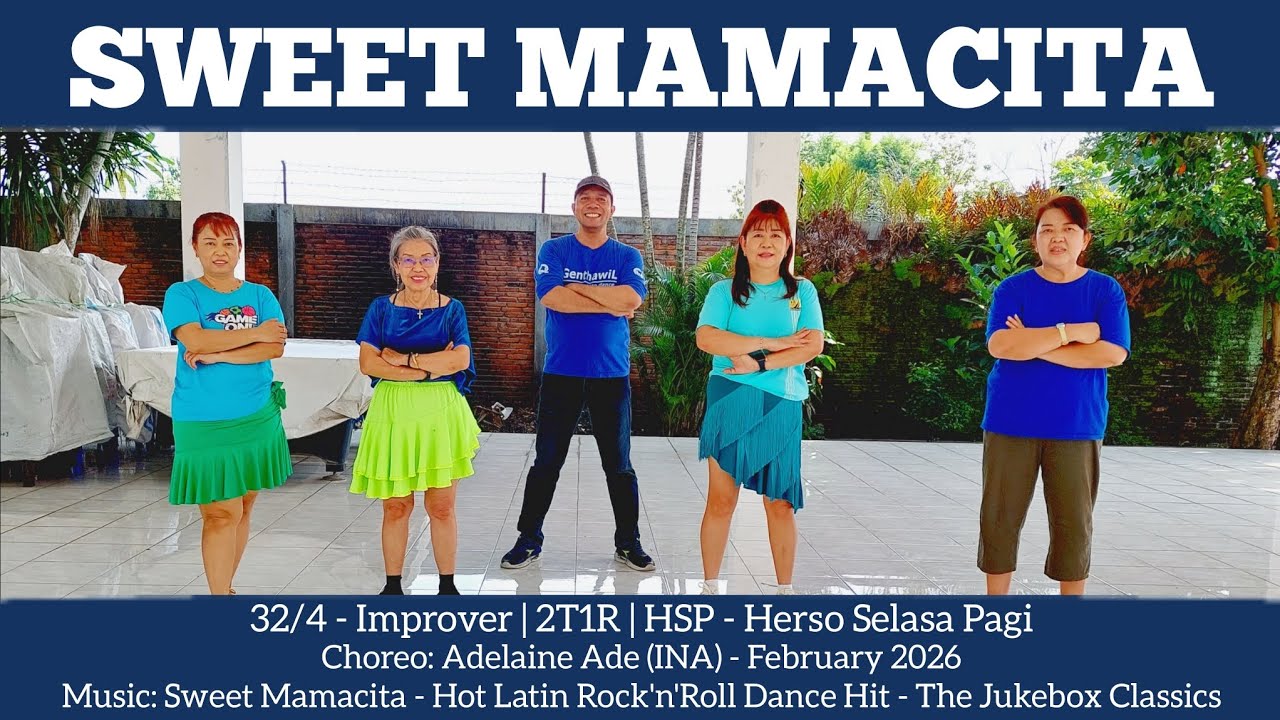 Sweet Mamacita Line Dance | Improver | @adelaineade5599 (INA) - February 2026