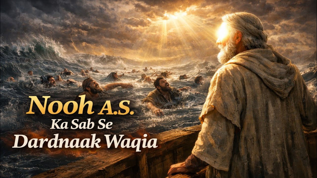 Hazrat Nooh (A.S.) Ka Dardnaak Waqia | Allah Ka Qehar Aur Rehmat | Islami Kahani | Haqeeqi Tilawat 