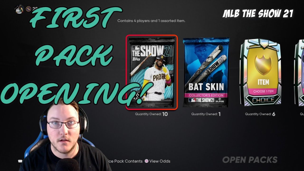First MLB 21 Pack Opening! Digital Deluxe Preorder Opening!