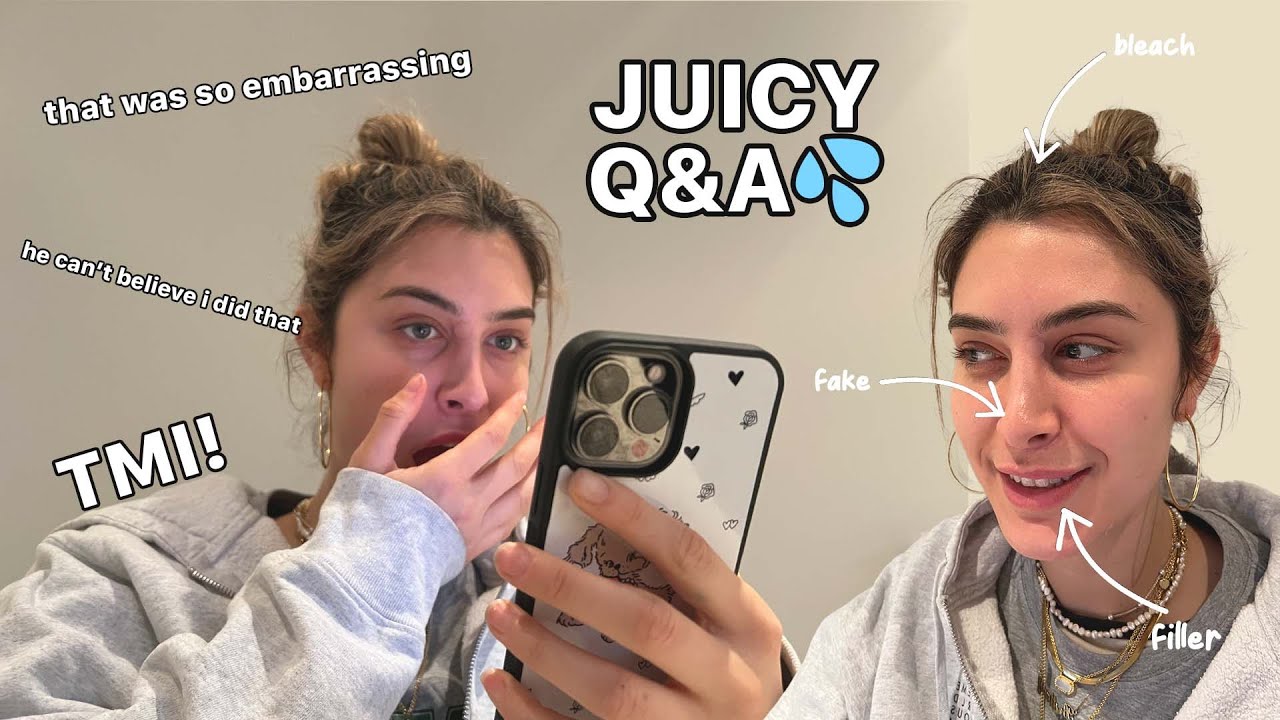 JUICY Q&A | TMI moments, plastic surgery, mental health and more!