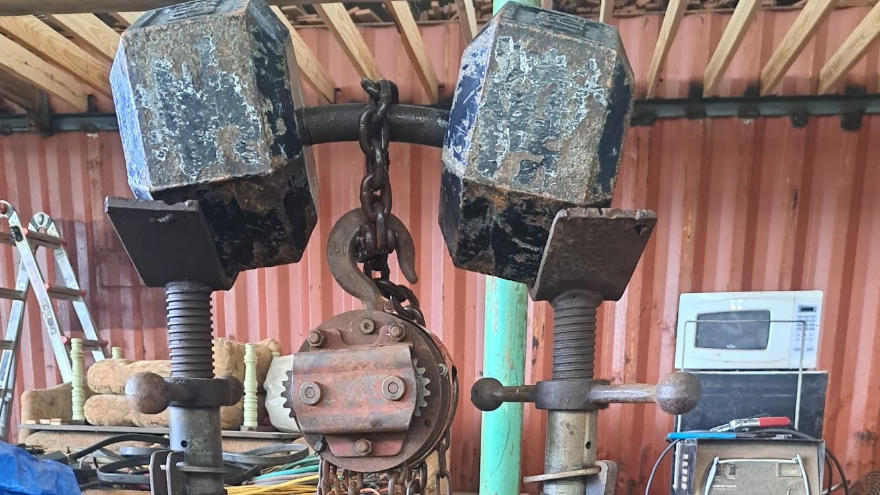 How to straighten bent steel?