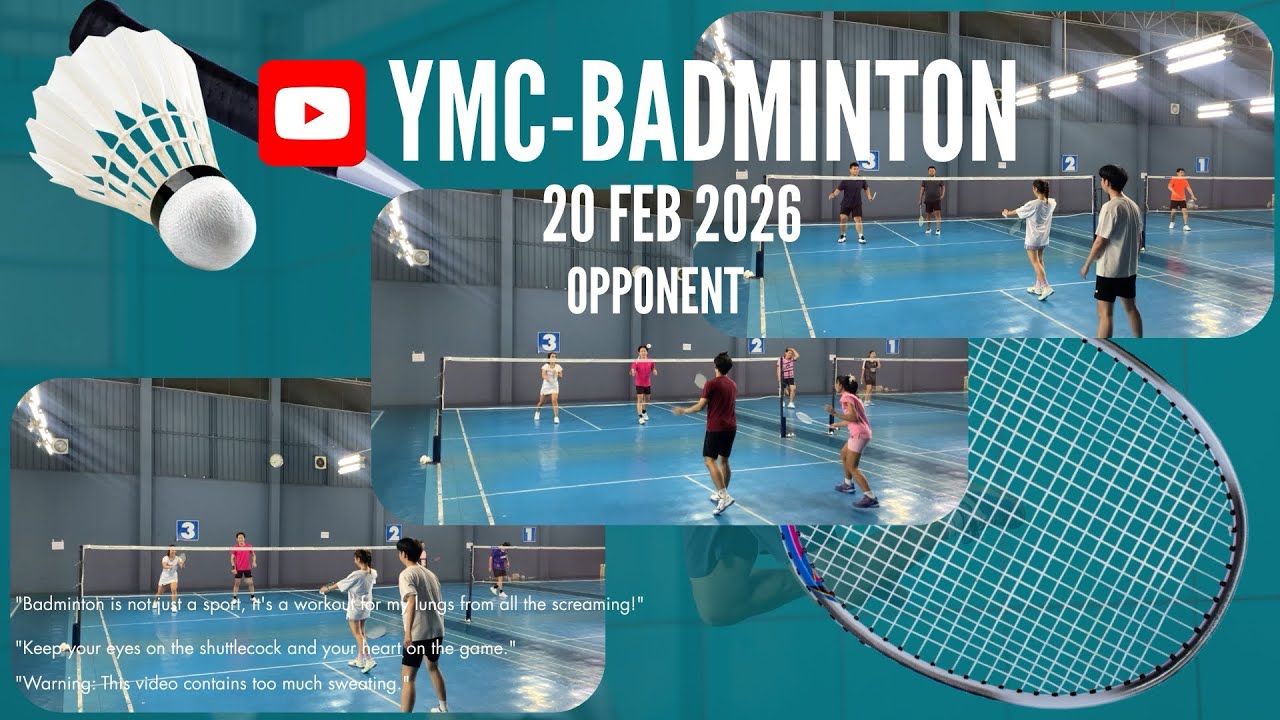 EP166_YMC-Badminton #รวมพลคนตีแบด#ก๊วนแบด (3คู่)