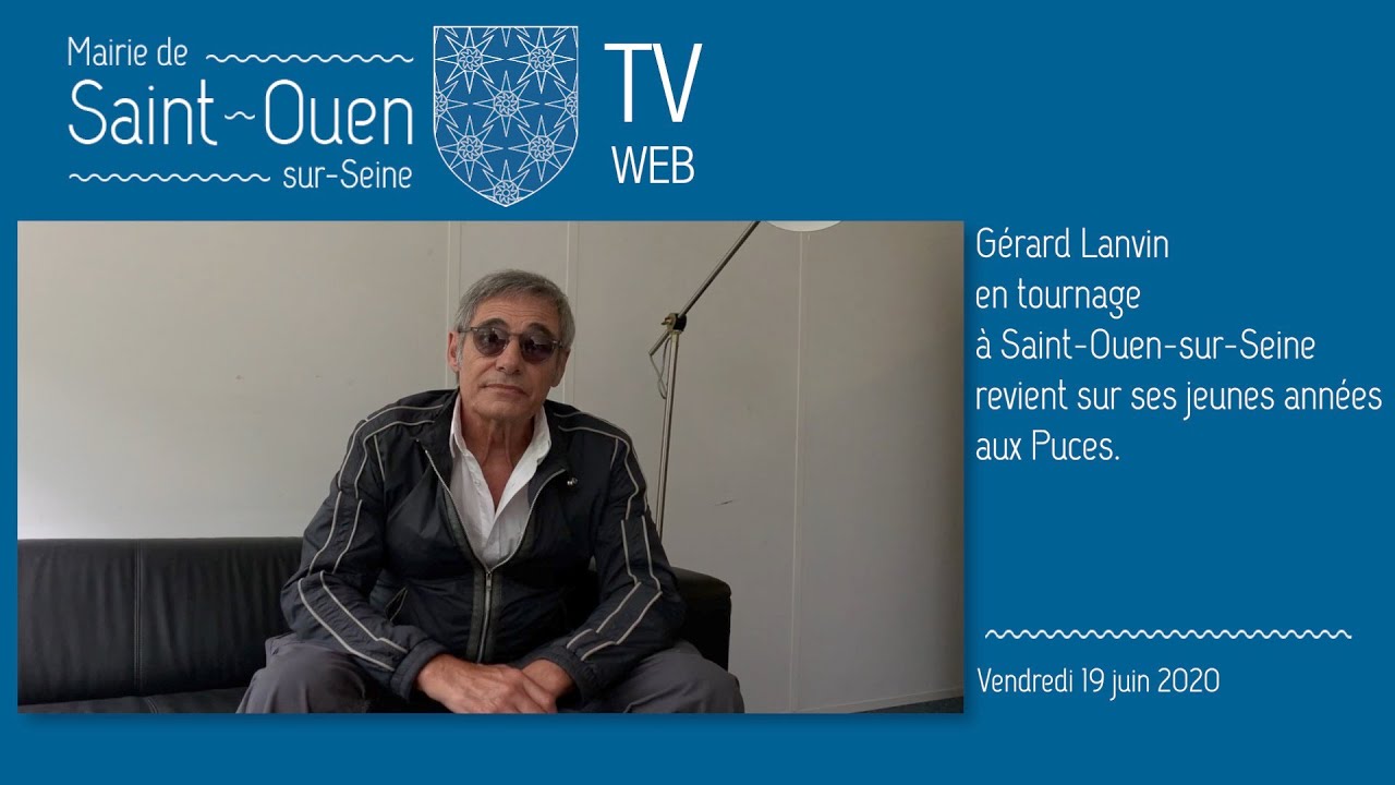 Interview de Gérard Lanvin, en tournage à Saint-Ouen-sur-Seine