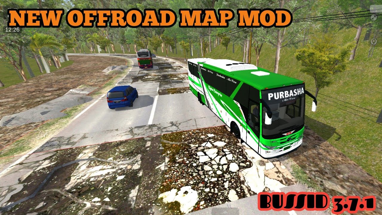 New Biggest Offroad Map Mod in Bussid3.7.1 | Bussid for Offroad Map | Bus Simulator Indonesia|How to
