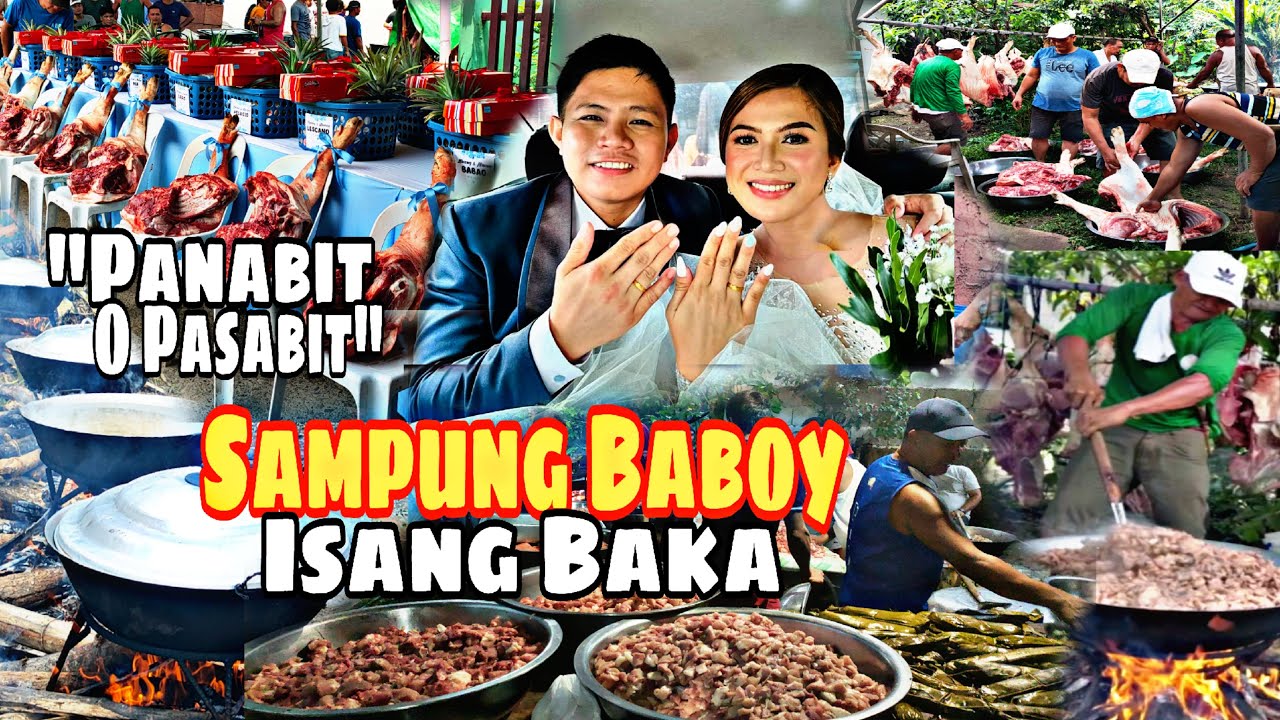 Ulanin man Tuloy ang Dalawang Araw na Lutuan sa Kasalang Batangas Sampung Baboy Isang Baka BAYSANAN