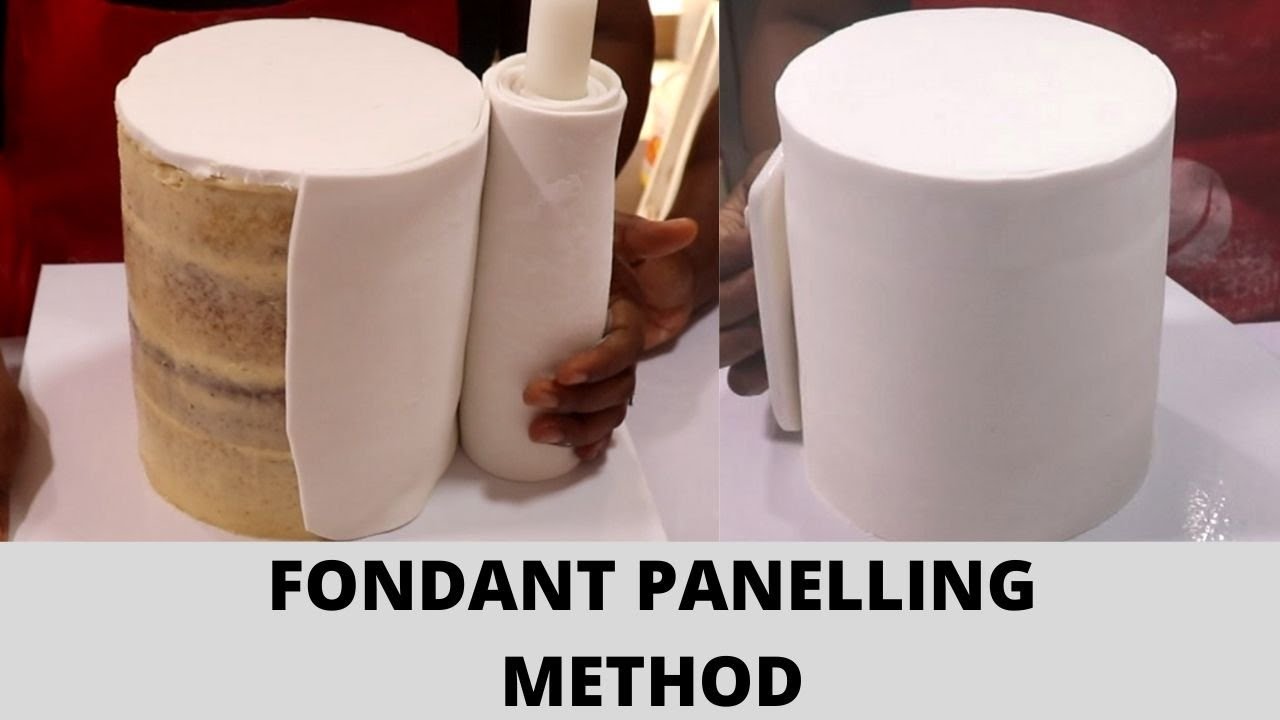 HOW TO COVER A CAKE IN FONDANT - PANELLING METHOD
