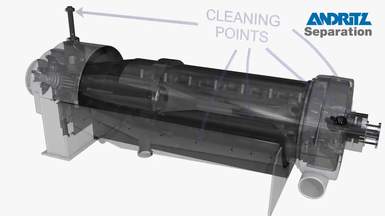 #ANDRITZ SEPARATION -F-type decanter centrifuge (CIP) for efficient separation in the dairy industry