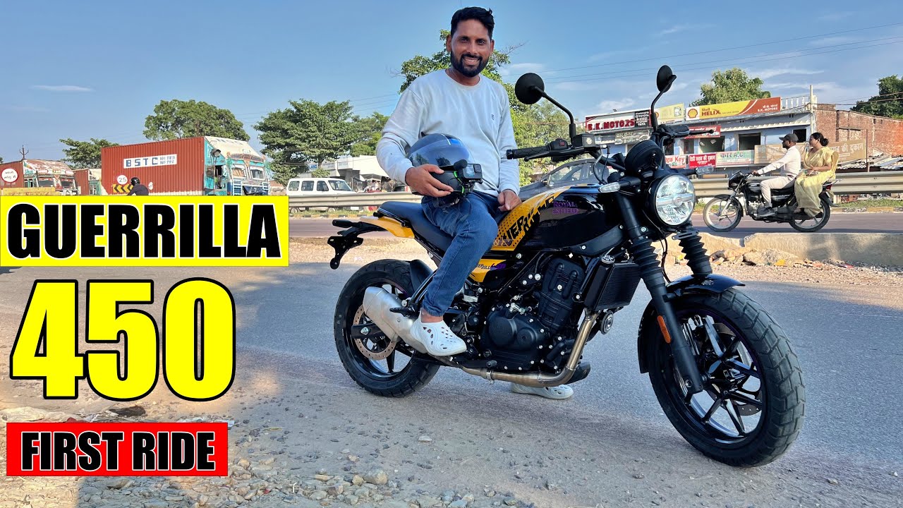 New Royal Enfield Guerrilla 450 First Ride Review 