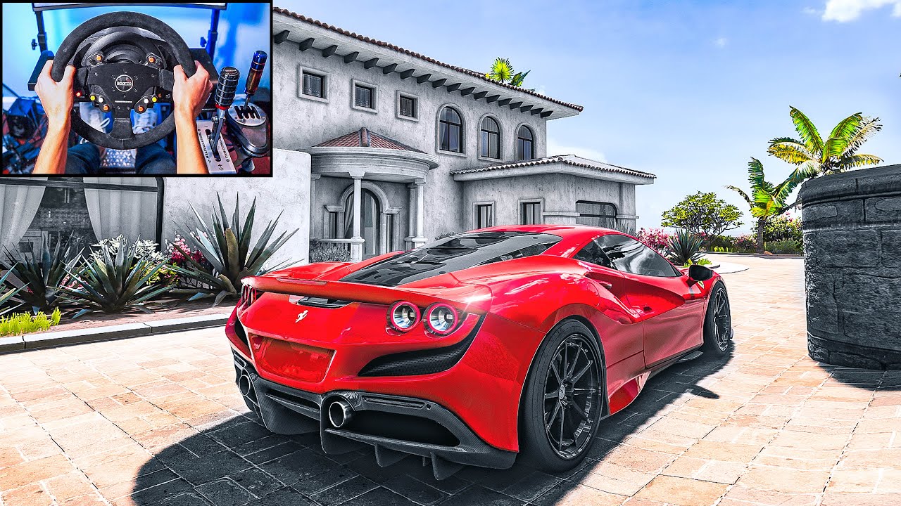 1100HP Ferrari F8 Tributo - Forza Horizon 5 (Steering Wheel + Shifter) Gameplay