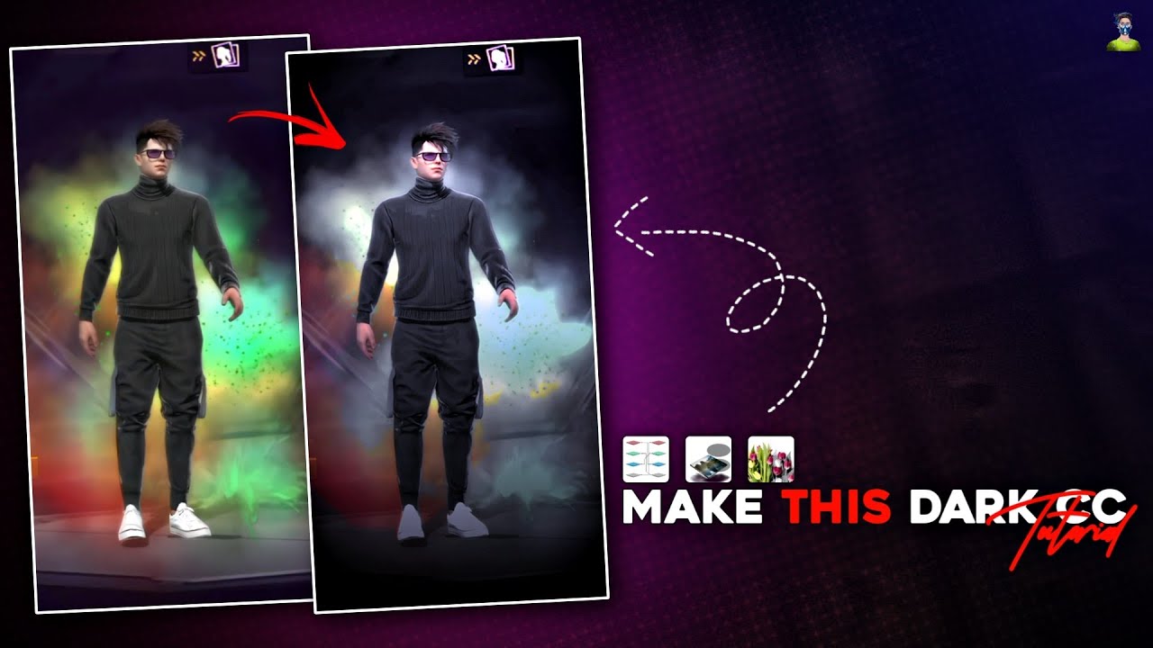 make this dark cc in alight motion 😍 || Free Fire Lobby Editing Full Tutorial