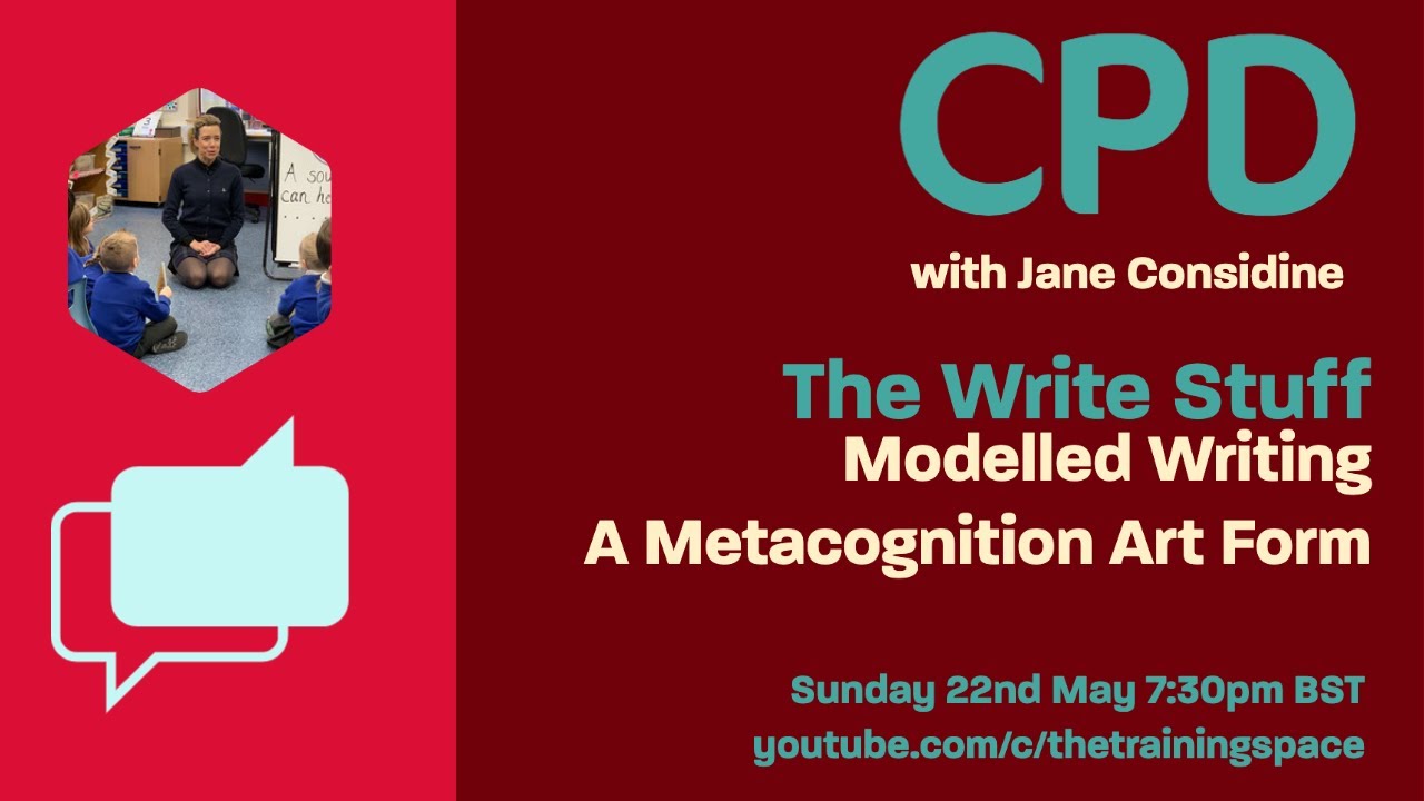 The Sunday Sessions with Jane Considine - Modelled Writing