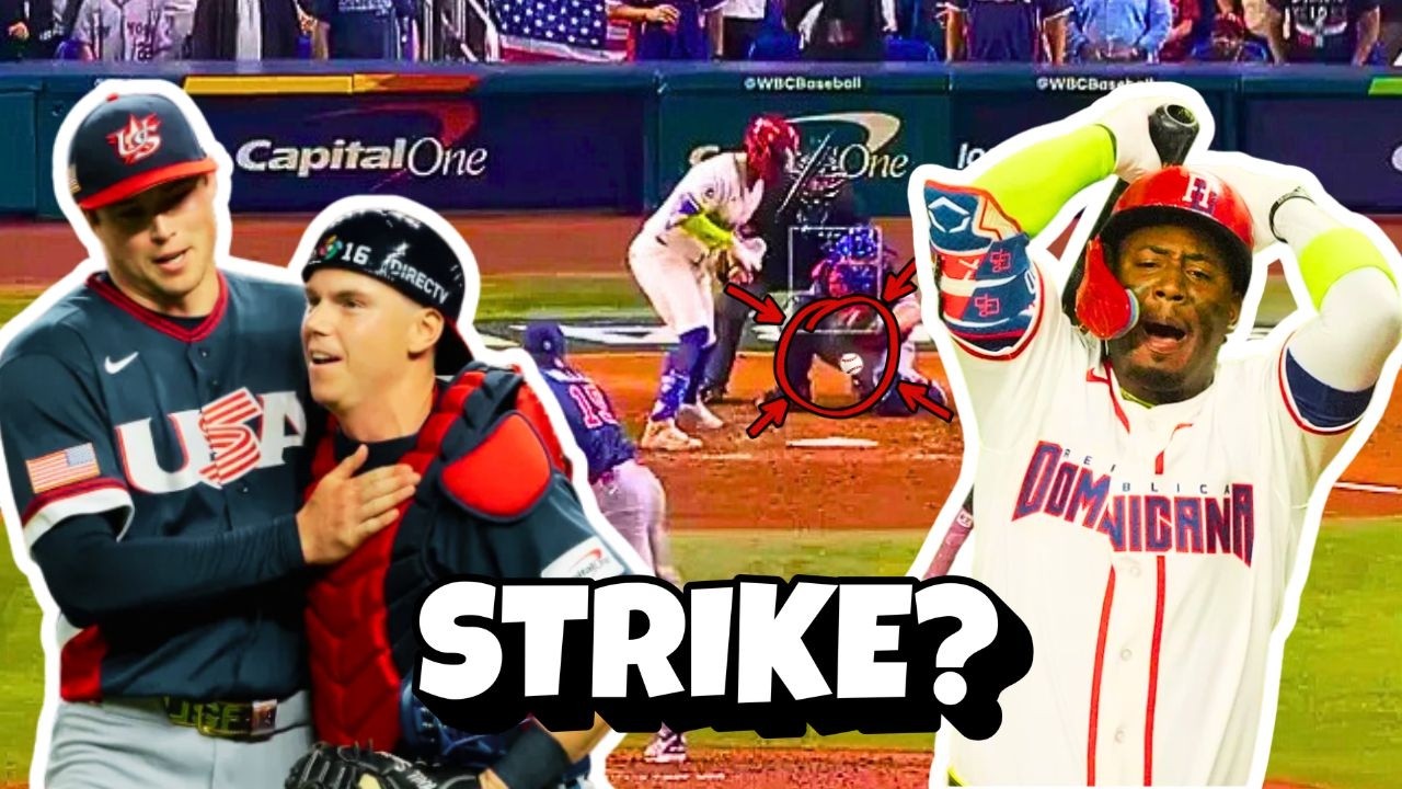 WAS THIS A STRIKE?! DR vs USA WBC Final Out Controversy (REACTION)