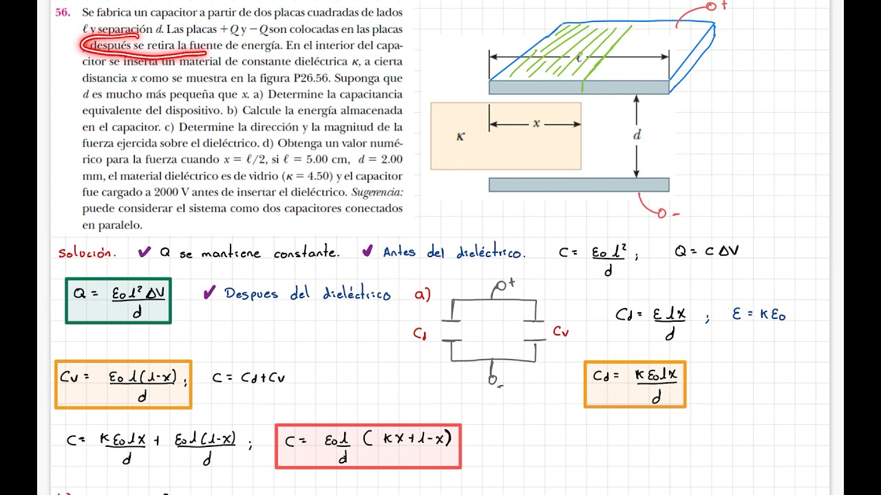 Ejercicio de capacitores