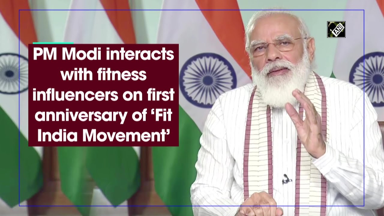 PM Modi interacts with fitness influencers on first anniversary of 'Fit India Movement'