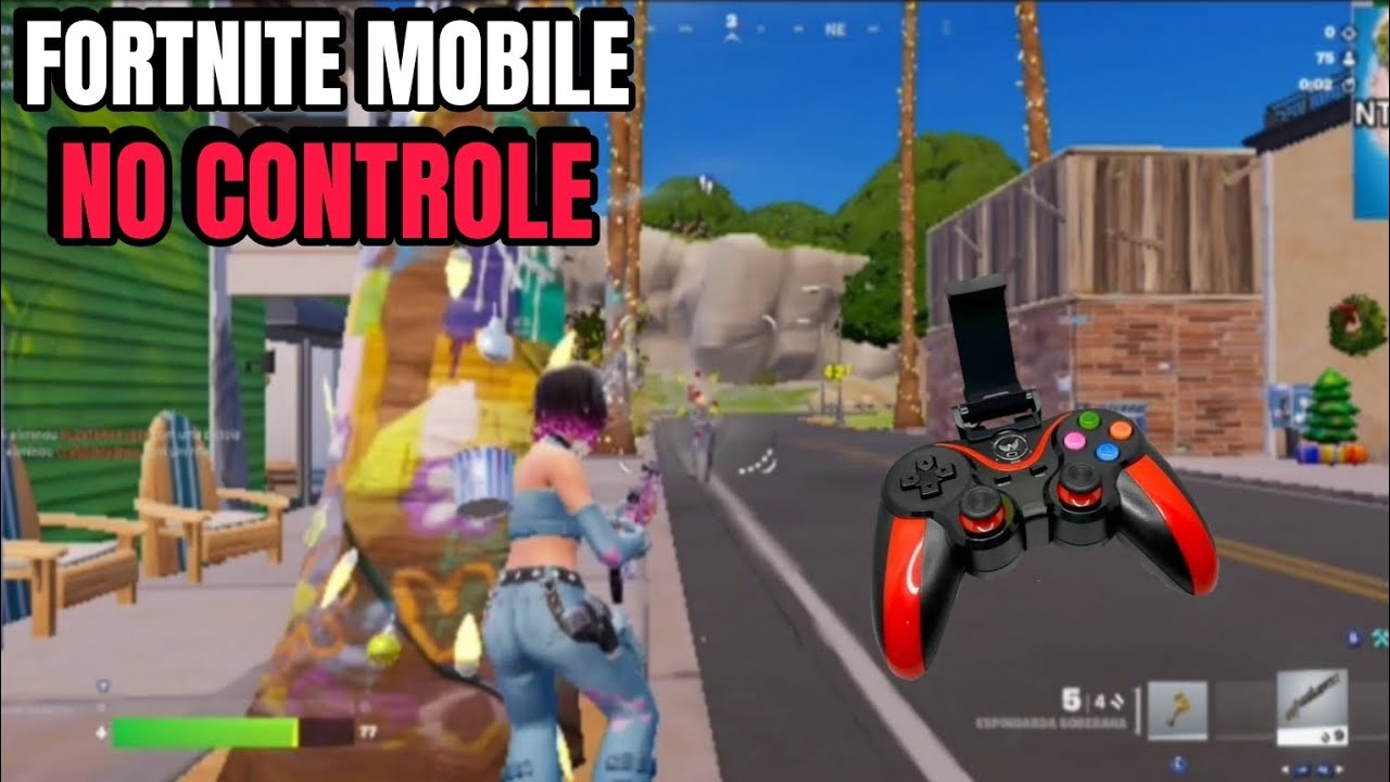 Primeira vez jogando FORTNITE no controle 😅 (treinando do zero)