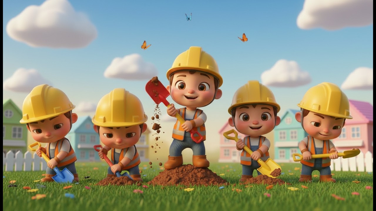 👉 Busy Builders! Fun Construction Song for Kids 🚧 |Yummy and Wise #kidssongs #viral #cartoon #funny