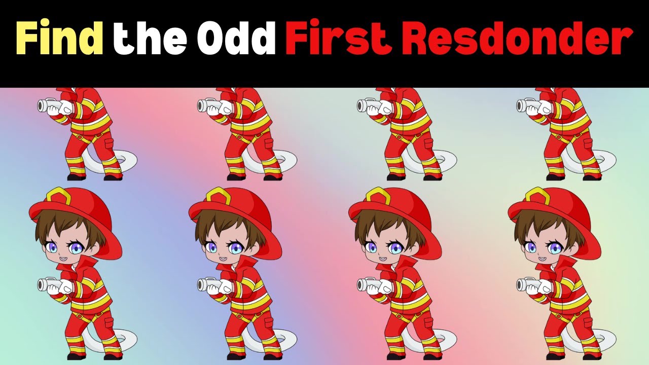 Easy to Extreme Odd One Out First Responders
